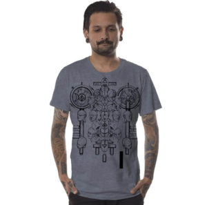 חולצת טי שרט פלזמה ALCHEMIST CONCRETE GREY WASH