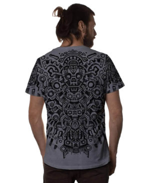 חולצת טי שרט פלזמה BONEZ GREY MULINE