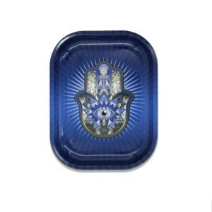 מגש גלגול קטן-small V-Syndicate 420 Hamsa Blue