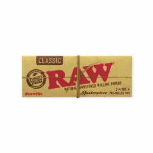 נייר גלגול Raw בינוני קלאסי 1/4 1+פילטר מוכן