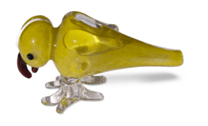 מקטרת (פייפ) זכוכית בצורת ציפור