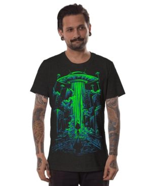 חולצת טי שרט פלזמה BEAM ME UP SMOKE MULINE