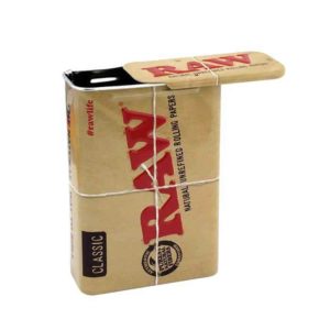 קופסת raw מתכת עם סגירת סליידר