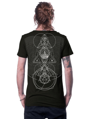 חולצת טי שרט פלזמה CITY ZEN DARK KHAKI