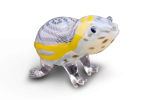 מקטרת (פייפ) זכוכית בצורת צפרדע