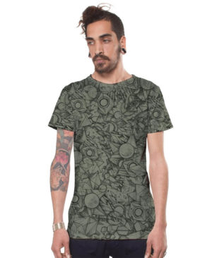 חולצת טי שרט פלזמה AMBITONES LIGHT GREEN