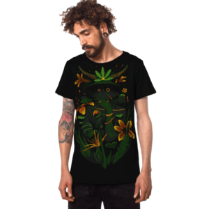 חולצת טי שרט פלזמה WHERE IS THE FOREST BLACK