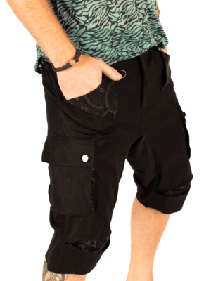 מכנסיים קצרים גברים שחור Sheron