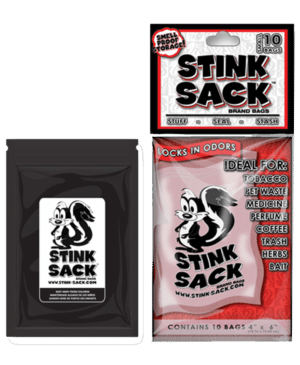 סטינק סק שקית אחסון-Stink Sack S שחור מארז 10 שקיות