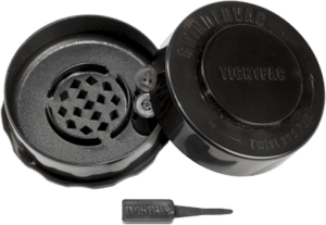 קופסת אחסון ואקום טייטואק עגולה+גריינדר