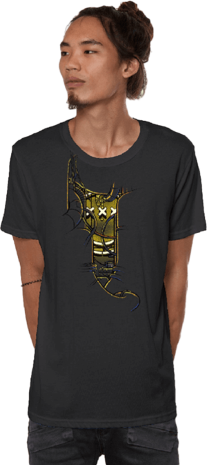 חולצת טי שרט פלזמה TEA BREAK DARK GREY