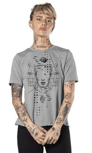 חולצה פלזמה Dissonance Grey