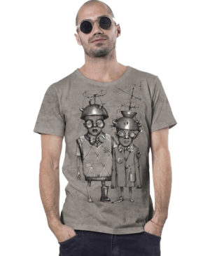 חולצת טי שרט פלזמה LITTLE BRO DESERT WASH