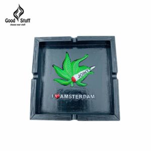 מאפרה חרס מרובעת I Love Amsterdam