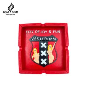 מאפרה מרובעת חרס אמסטרדם City Of Joy