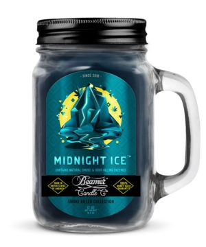 נר גדול לנטרול ריחות Beamer Candle Midnight Ice