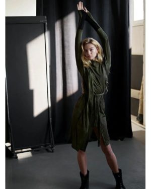 עליונית ארוכה OUT LOW AQUA OLIVE