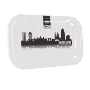 מגש גלגול מדיום-Plant Of Life Barcelona Skyline medium