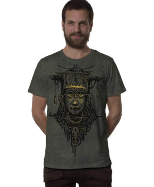 חולצת טי שרט פלזמה GOAN GREEN ARMY WASH