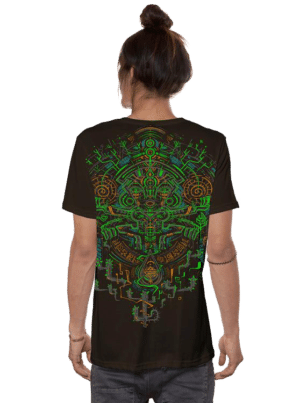 חולצת טי שרט פלזמה KAKTUS DARK BROWN