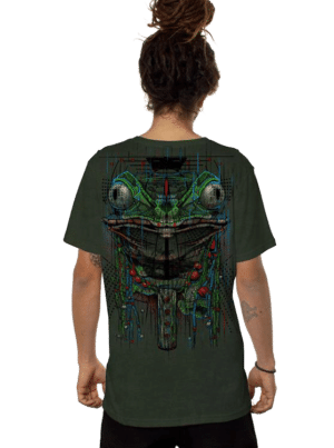 חולצת טי שרט פלזמה KAMBO OLIVE WASH