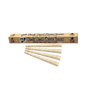 4 קונוסים מוכנים למילוי המפ אמריקאי קינג סייז Skunk Brand