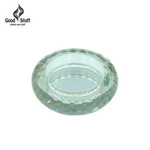 מאפרה עגולה זכוכית קריסטל