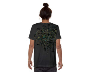 חולצת טי שרט פלזמה DUSS DARK GREY