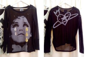 חולצת gold tear