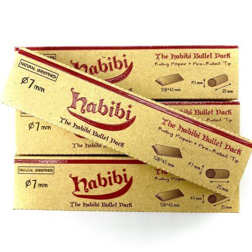 נייר גלגול קינג סייז Habibi עם פילטרים מוכנים