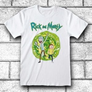 חולצת טישרט Rick And Morty חולצה קצרה - Portal