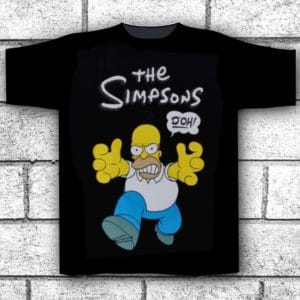 חולצת טישרט The Simpsons חולצה קצרה- Homer Doh!