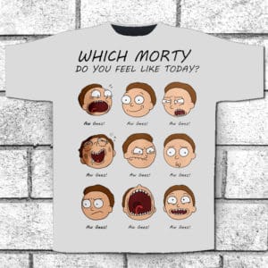 חולצת טישרט Rick and Morty חולצה קצרה - Which Morty