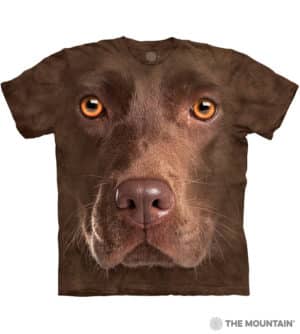 חולצת מבוגרים מידה Chocolate Lab Face S