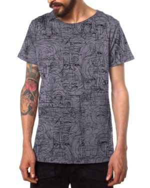 חולצת טי שרט פלזמה SKRIBEL LIGHT PURPLE