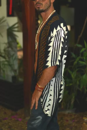 קימונו יוניסקס kimono Tribal Print