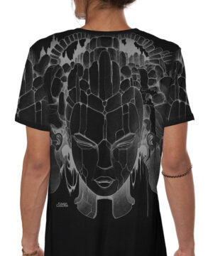 FUSION CULTURE BLACK חולצת טישרט גברים