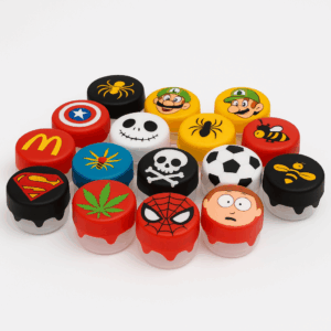 מיני קופסת זכוכית עם מכסה סיליקון