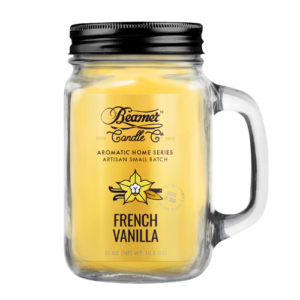 נר גדול לנטרול ריחות French Vanilla – וניל צרפתי חמים וקרמי