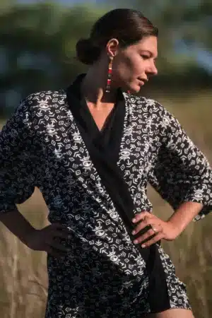 קימונו יוניסקס Kimono FALUJA Print