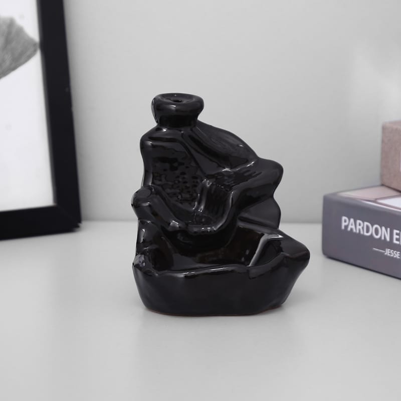 מתקן/מעמד לקטורת קונוס מפל עשן-BACKFLOW שלבים