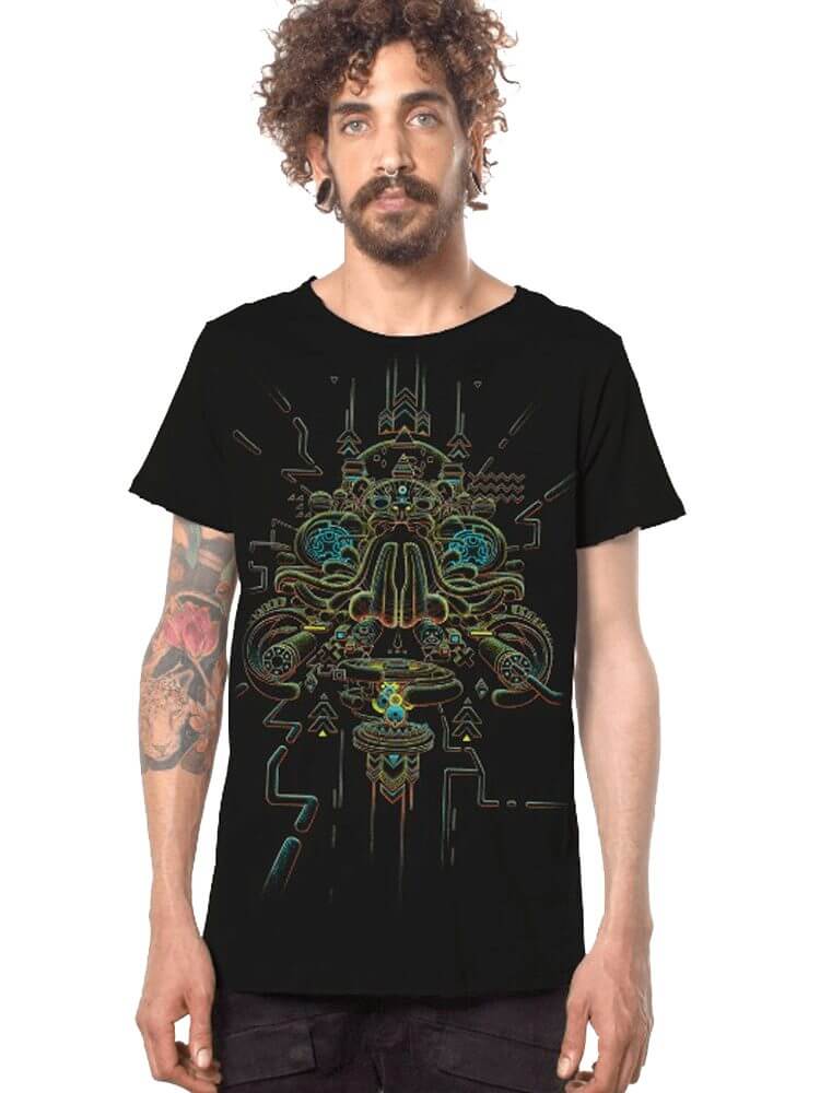 חולצת טי שרט פלזמה ORACULAR BLACK