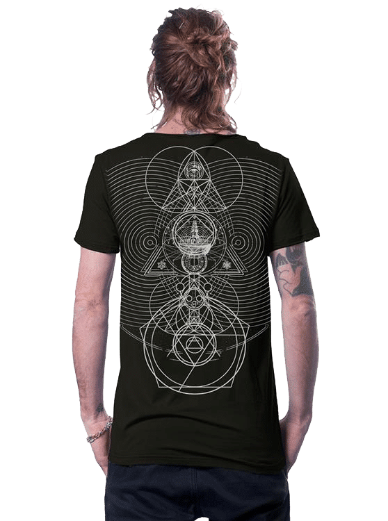 חולצת טי שרט פלזמה CITY ZEN DARK KHAKI