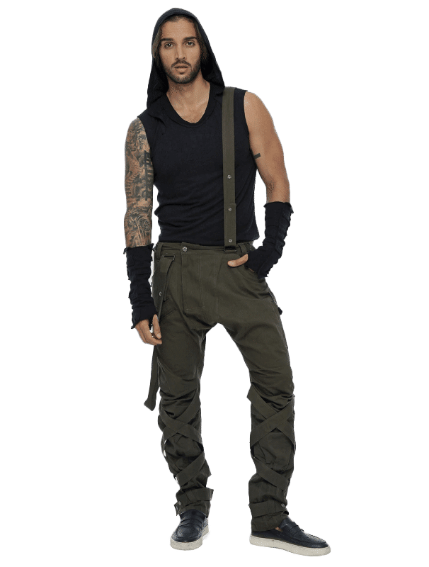 מכנסיים דגמח לגברים OTTOMAN Olive