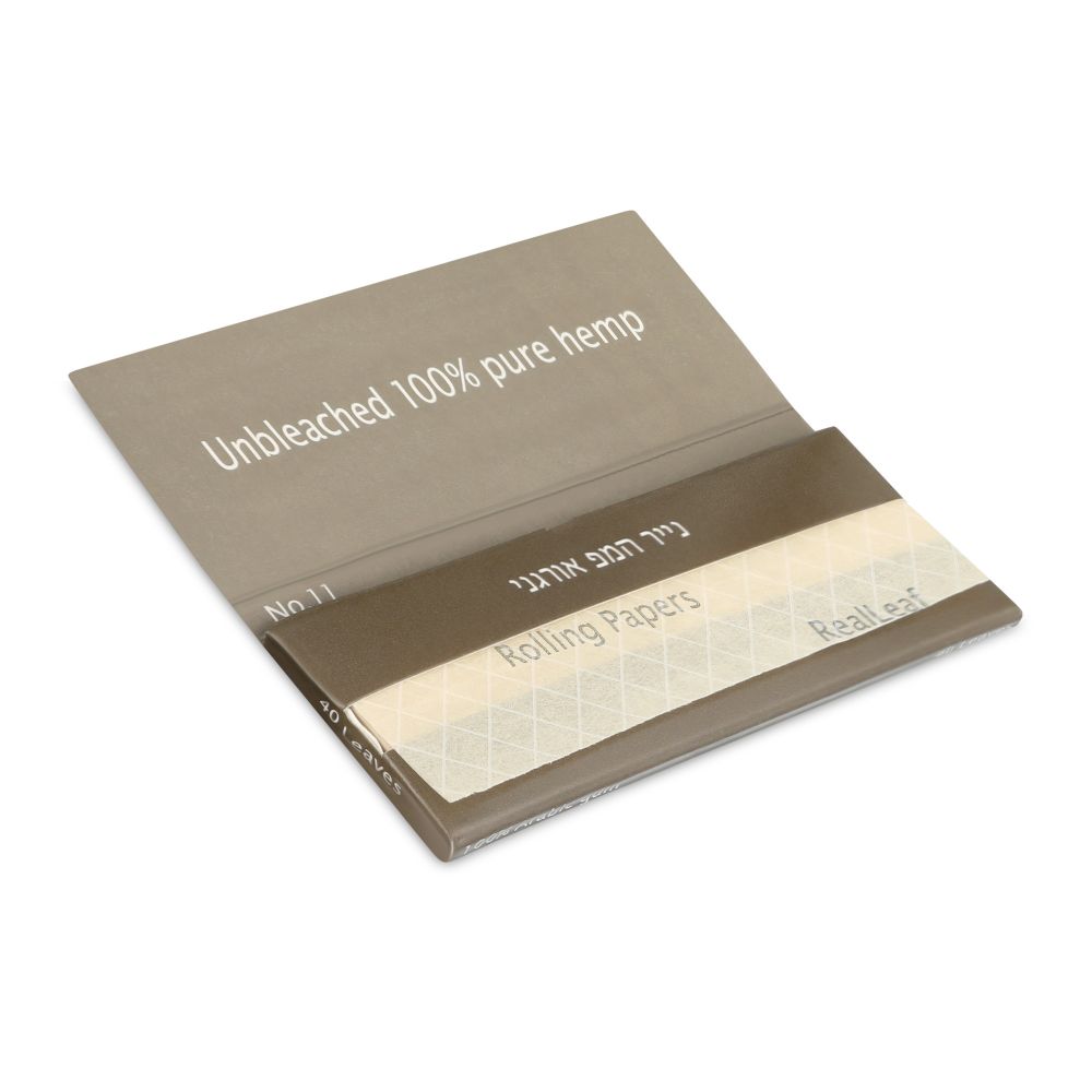 נייר גלגול Real Leaf המפ Hemp בינוני 1/4 1