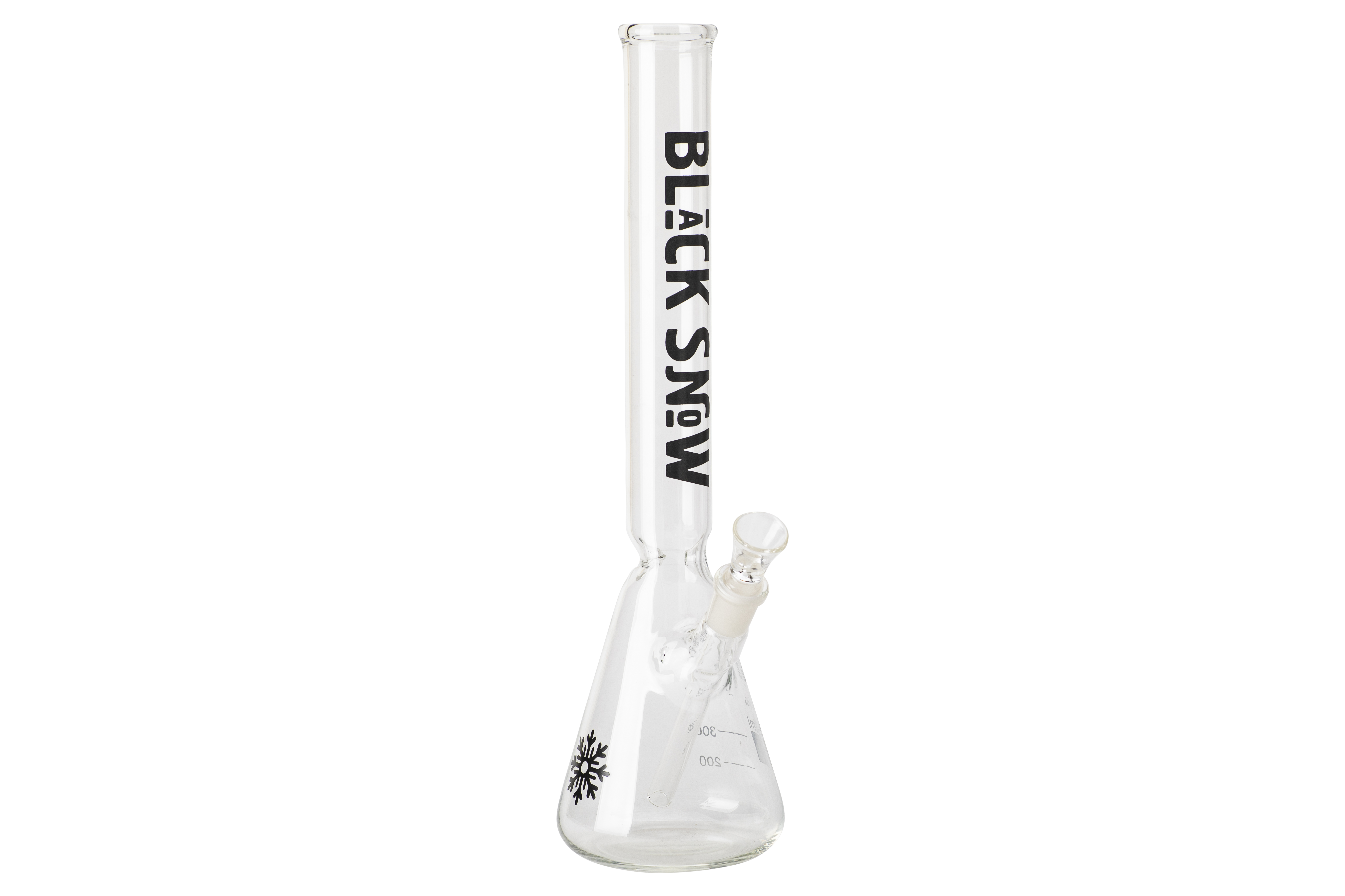 באנג זכוכית 37 ס״מ כד קוני מבחנה נשלפת Black Snow