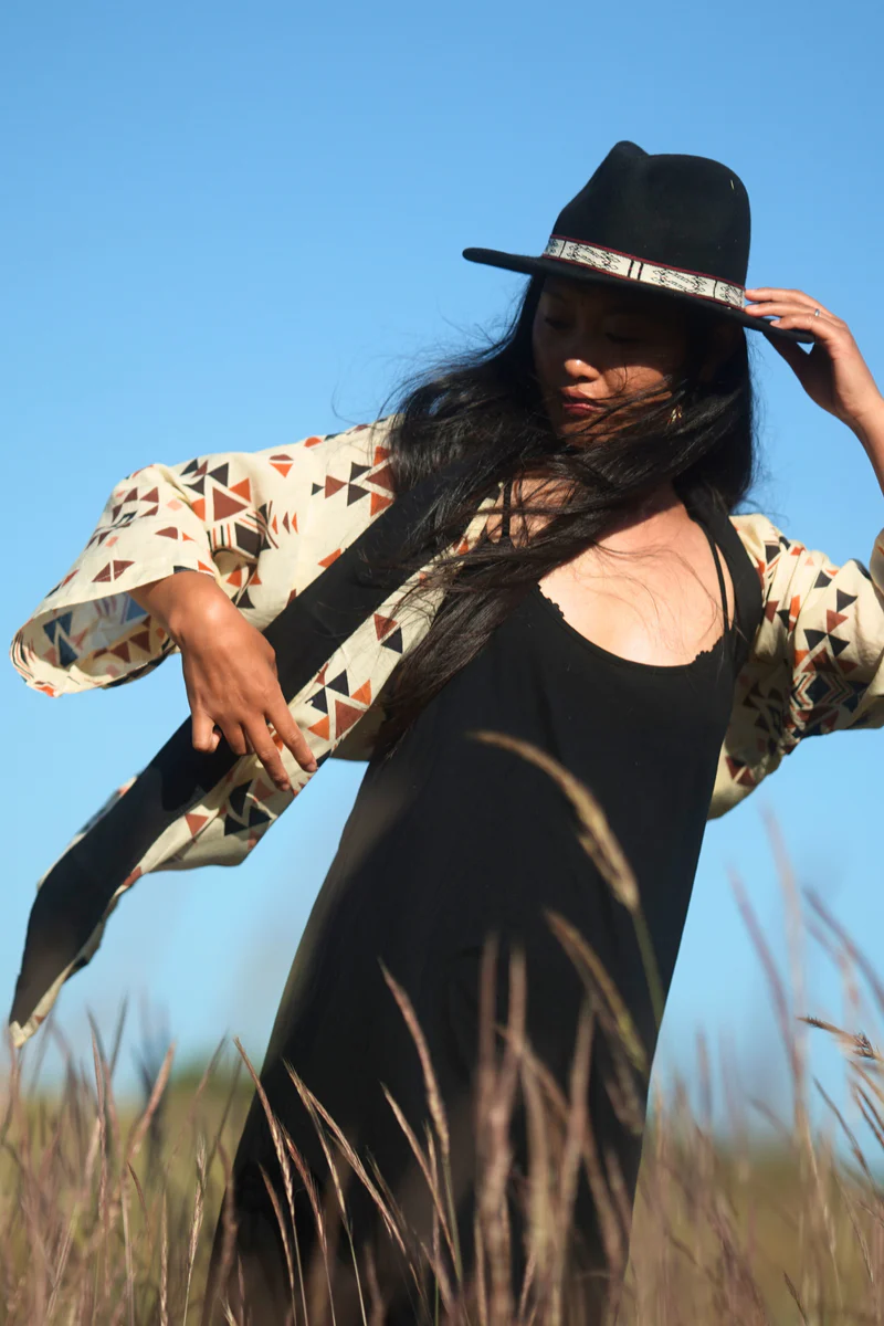 קימונו יוניסקס Kimono TRIANGLE Print