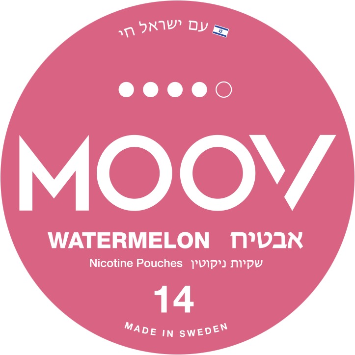 MOOV שקיות ניקוטין בטעם אבטיח