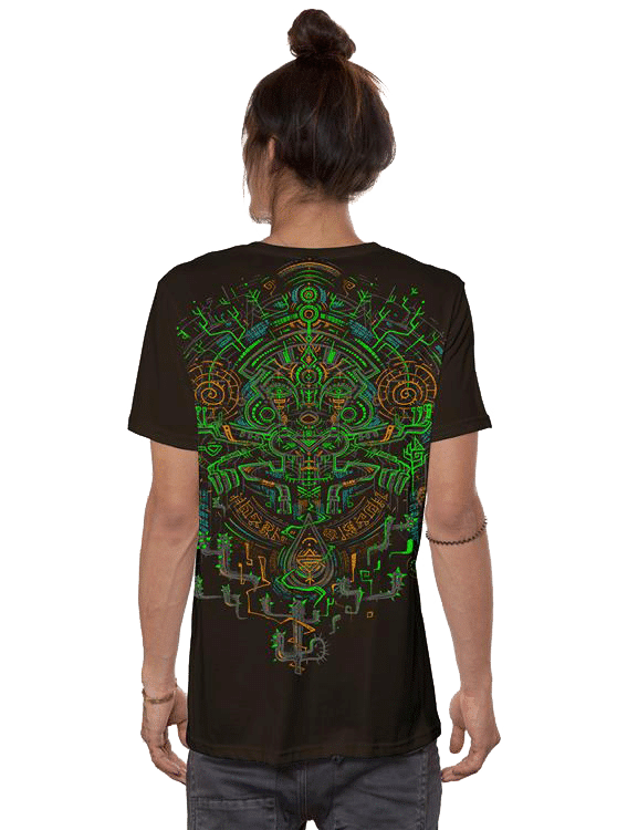 חולצת טי שרט פלזמה KAKTUS DARK BROWN