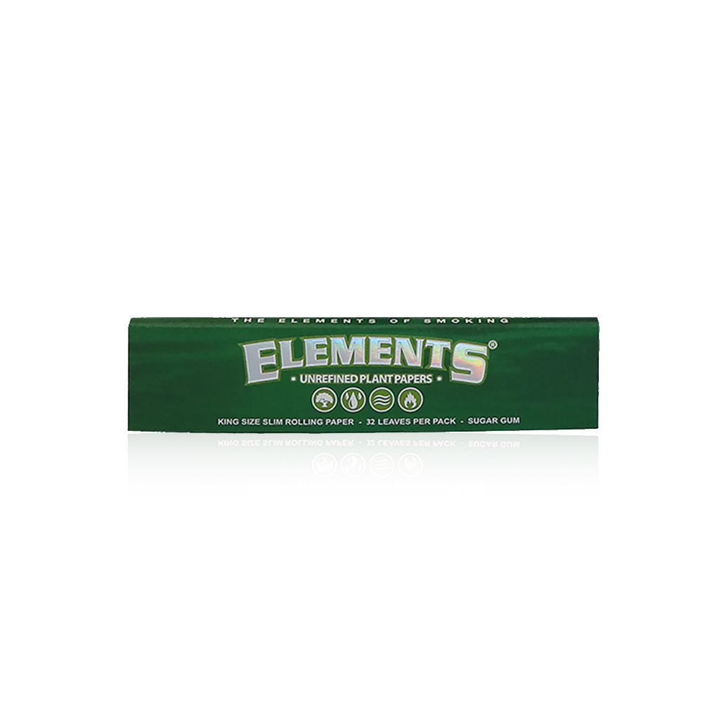 נייר גלגול קינג סייז סלים ירוק אלמנטס   Elements GREEN